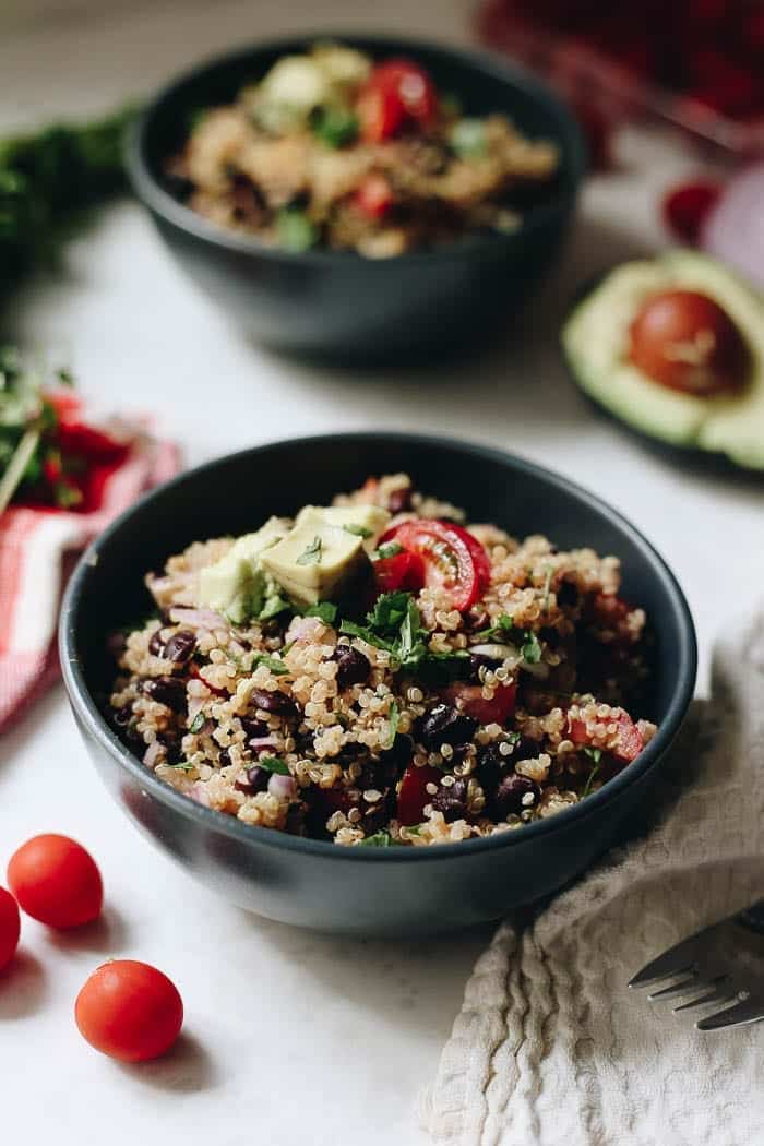 Get your Mexican fix with this healthy and easy Quinoa Taco Salad. This meal with inspire you to incorporate more plant-based meals into your life that are full of flavor and good-for-you ingredients.