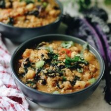 Tuscan Kale and Lentil Soup