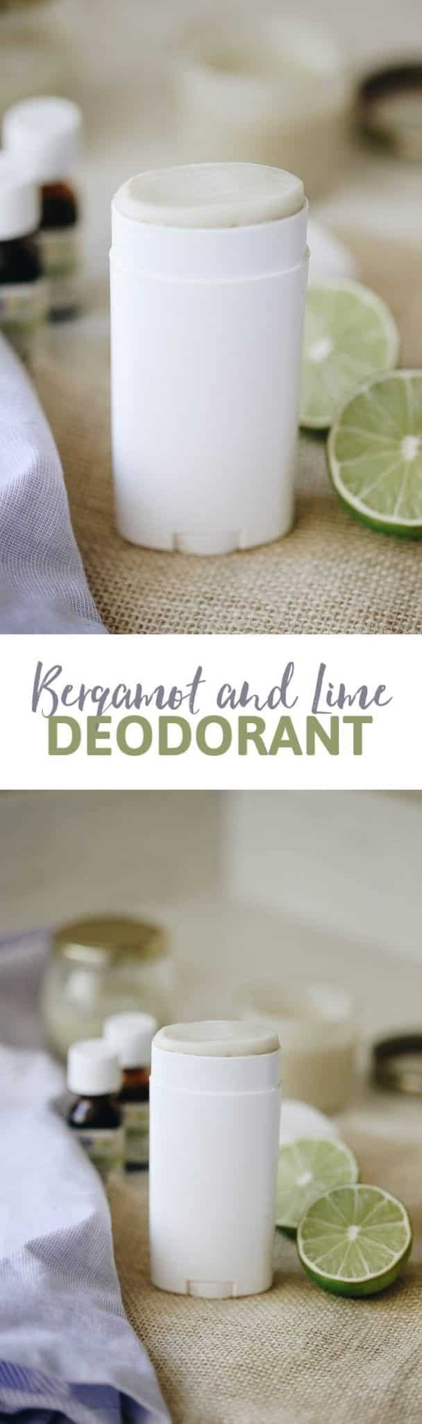 Have you always wanted to try making your own natural deodorant but have been scared to try it out? This DIY recipe for Bergamot and Lime Deodorant is made from non-toxic ingredients, smells amazing and actually works! Learn how to make it here.