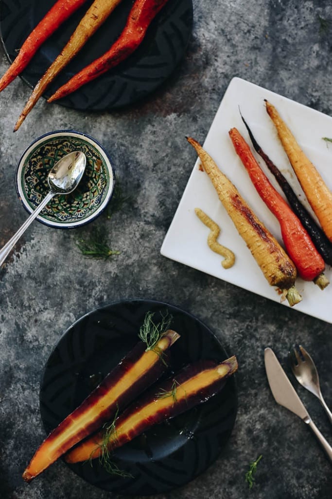Roasted Maple Dijon Carrots The Healthy Maven