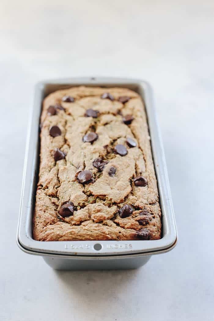 Chocolate Chip Zucchini Banana Bread The Healthy Maven