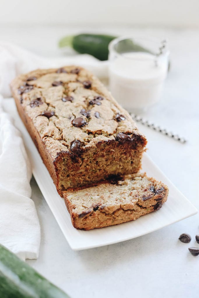 Chocolate Chip Zucchini Banana Bread - The Healthy Maven