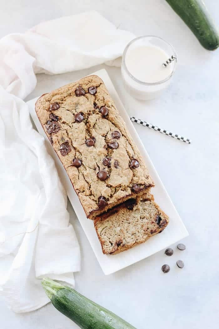 Chocolate Chip Zucchini Banana Bread The Healthy Maven