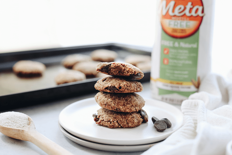 Trying to get more fiber in your diet? These Healthy High Fiber Cookies with chocolate chips are packed full of fiber and are gluten-free and vegan too!