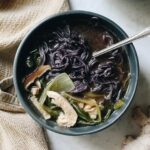 Feeling a little under the weather or in need of a good immune-boost for cold and flu season? This is my go-to healing bowl full of healthy ingredients like mushrooms, miso, chicken broth and veggies.