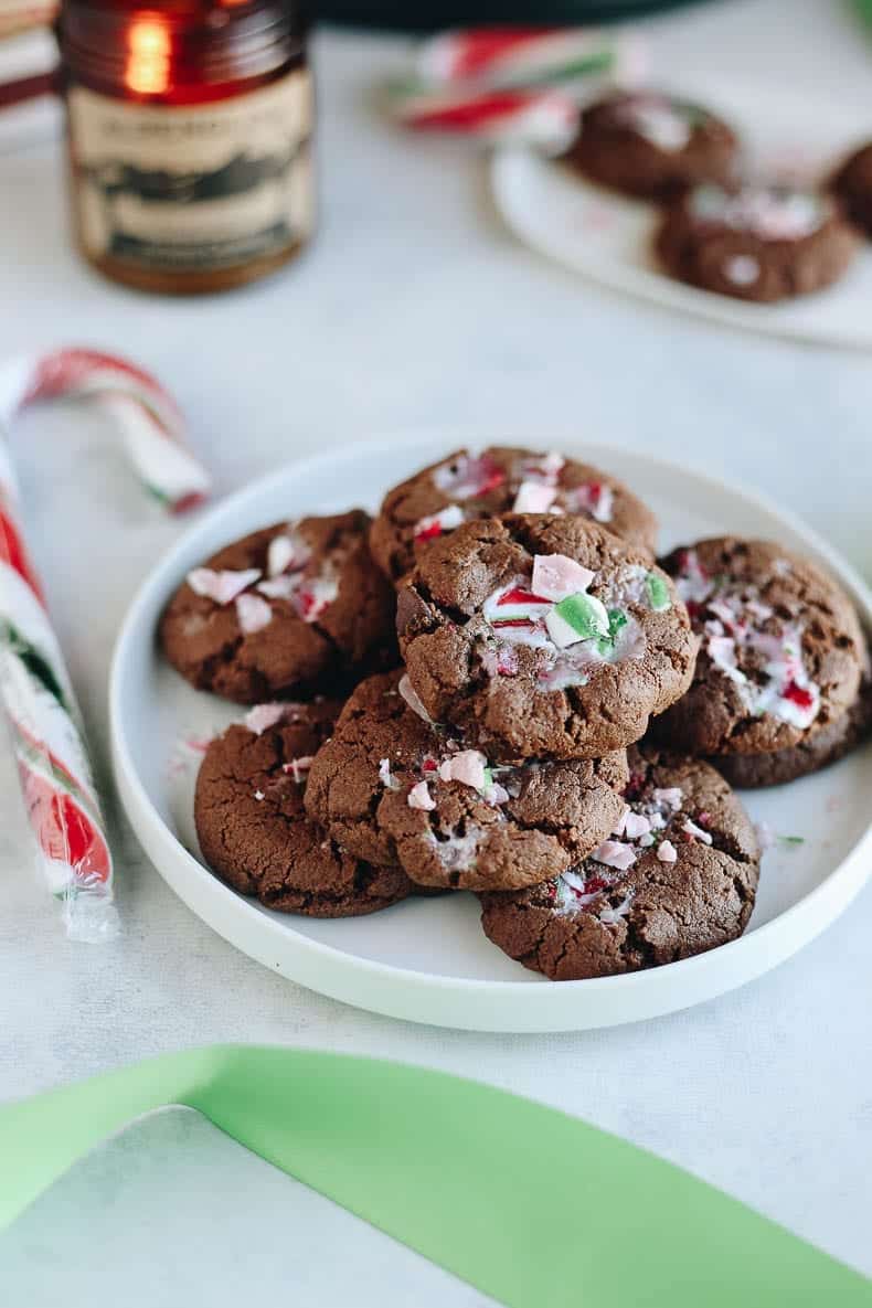 A recipe for Healthy Peppermint Chocolate Cookies that are grain-free, paleo and made in one-bowl. They're not short on delicious, sweet flavor though!