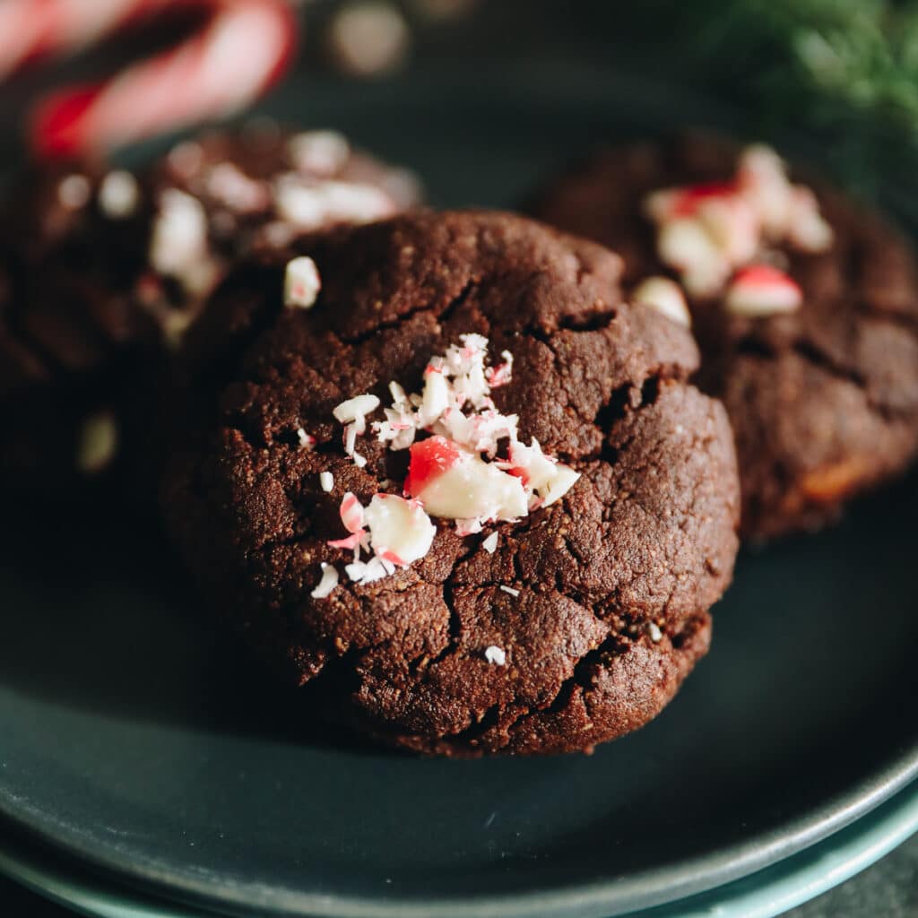 Peppermint Chocolate Cookies [Grain-Free]