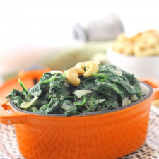 Cashew Creamed Spinach-image