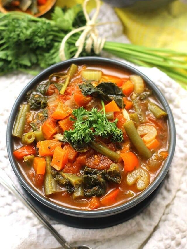 The Best Vegetable Soup Recipe! - The Healthy Maven