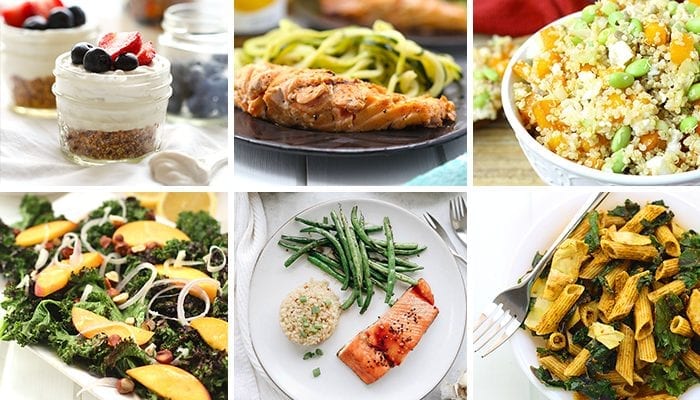 Summer is just around the corner! Welcome it by making one of these 12 healthy summer recipes. Using fresh produce from asparagus to perfectly ripe peaches, these 12 healthy summer recipes will keep you full all season long.