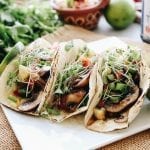 Looking for a delicious plant-based dinner option? Look no further than these Mushroom Teriyaki Tacos with Pineapple Salsa. A healthy, veggie-focused meal full of hearty and nutritious ingredients, but not short on flavor!