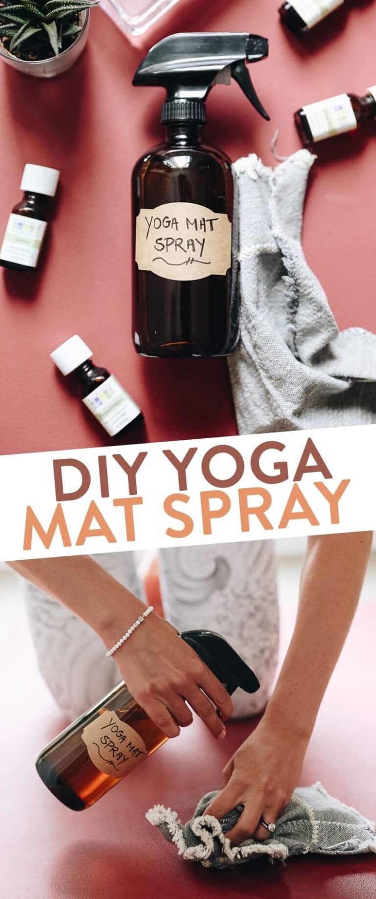 DIY Yoga Mat Spray [Simple Ingredients!] The Healthy Maven