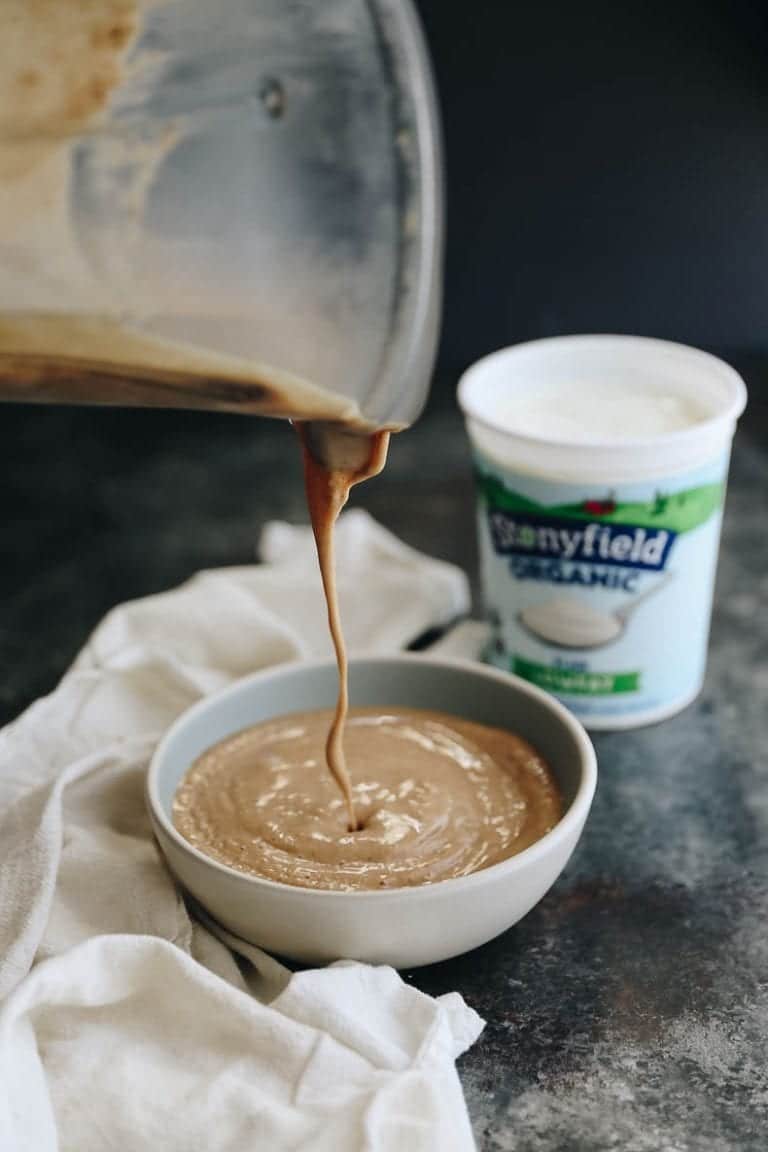 Sweet Potato Smoothie Bowl [Tastes like Pie!] - The Healthy Maven - Banana Sweet Potato Dog Smoothie Bowl