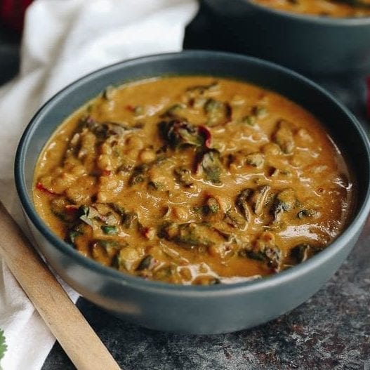 Warm of from the inside out with this flavorful Thai Curry Carrot Lentil Soup. A filling soup recipe to enjoy for lunch or dinner with plenty of plant-based protein and a full serving of veggies! #soup #plantbased #recipe