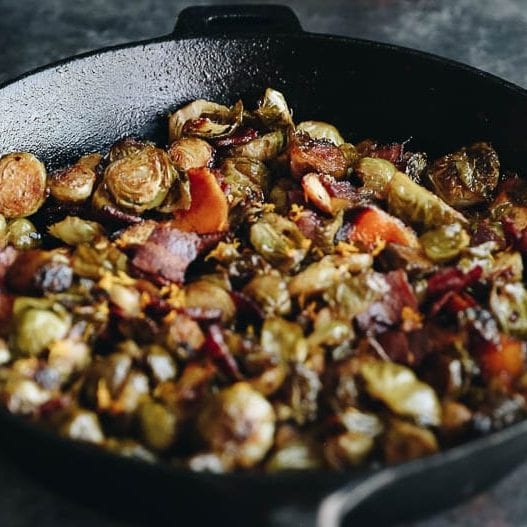 Maple Bacon Brussels Sprouts