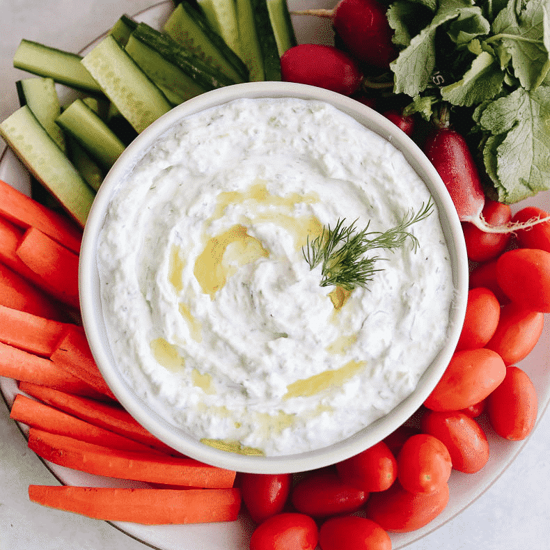 Easy Tzatziki Dip [Ready in 10 Minutes] The Healthy Maven