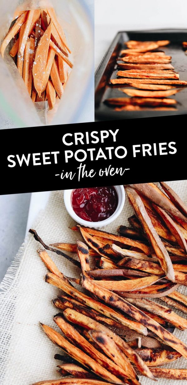 How to Make CRISPY Sweet Potato Fries [In the Oven] The Healthy Maven