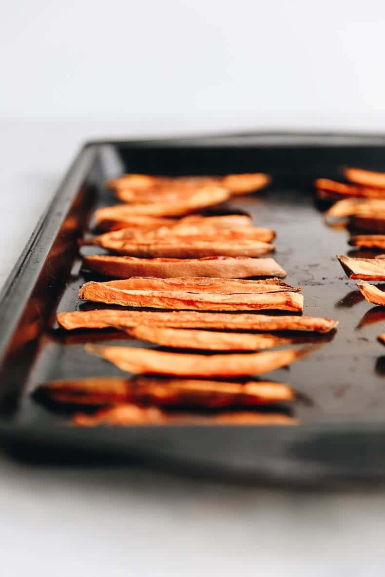 Crispy Baked Sweet Potato Fries – The Comfort of Cooking