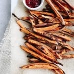 How to make the perfect crispy sweet potato fries in the oven!
