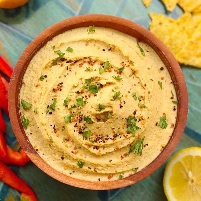 Lemon Hemp Hummus