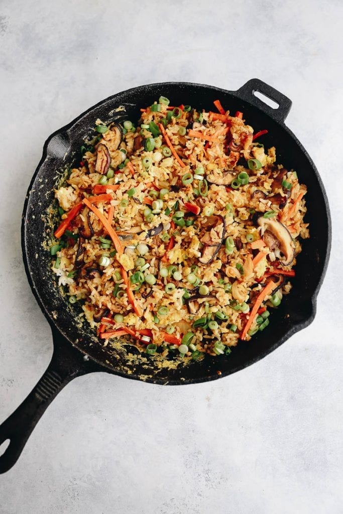 Healthy Kimchi Fried Rice - The Healthy Maven