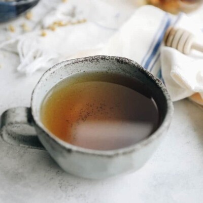 Homemade DIY Stress Relief Tea made from herbal ingredients to help support your body during times of stress