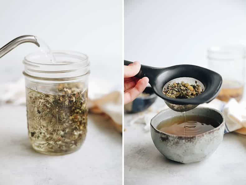 How to make an herbal infusion tea for stress-relief!
