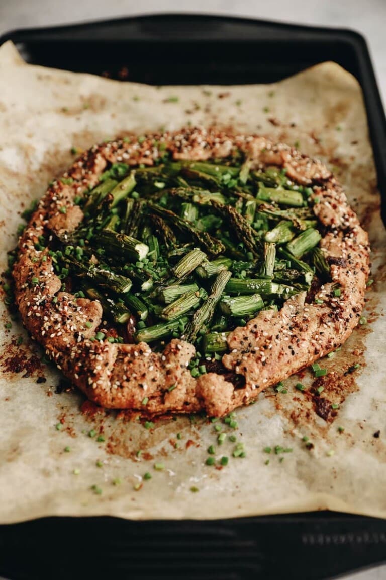 Savory Galette with Goat Cheese and Asparagus The Healthy Maven