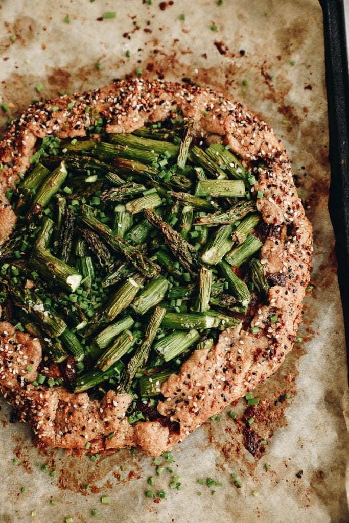Savory Galette with Goat Cheese and Asparagus The Healthy Maven