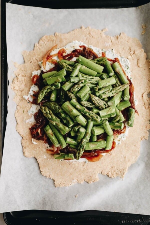 Savory Galette with Goat Cheese and Asparagus The Healthy Maven