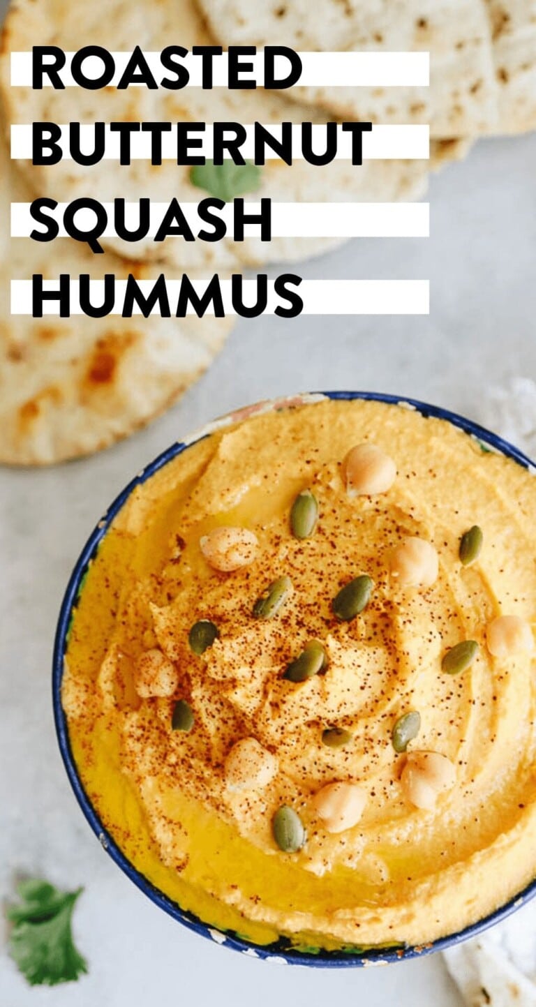 Roasted Butternut Squash Hummus The Healthy Maven