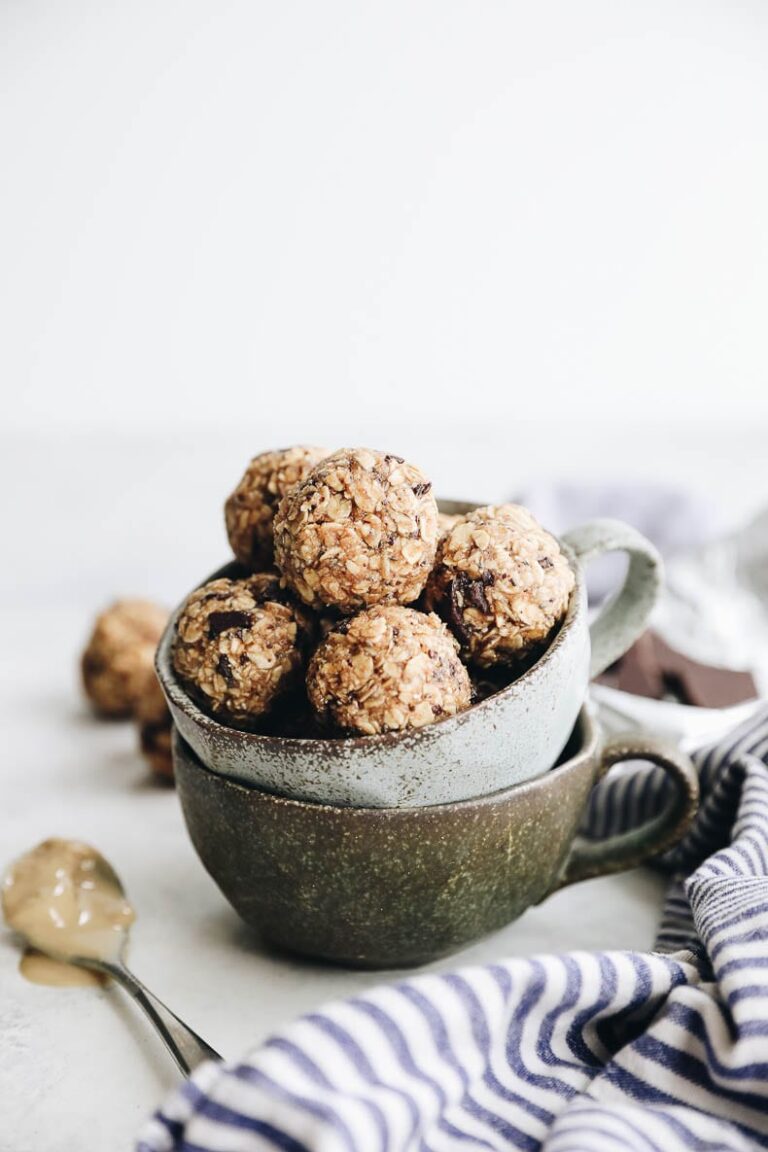 NoBake Tahini Chocolate Protein Energy Balls The Healthy Maven