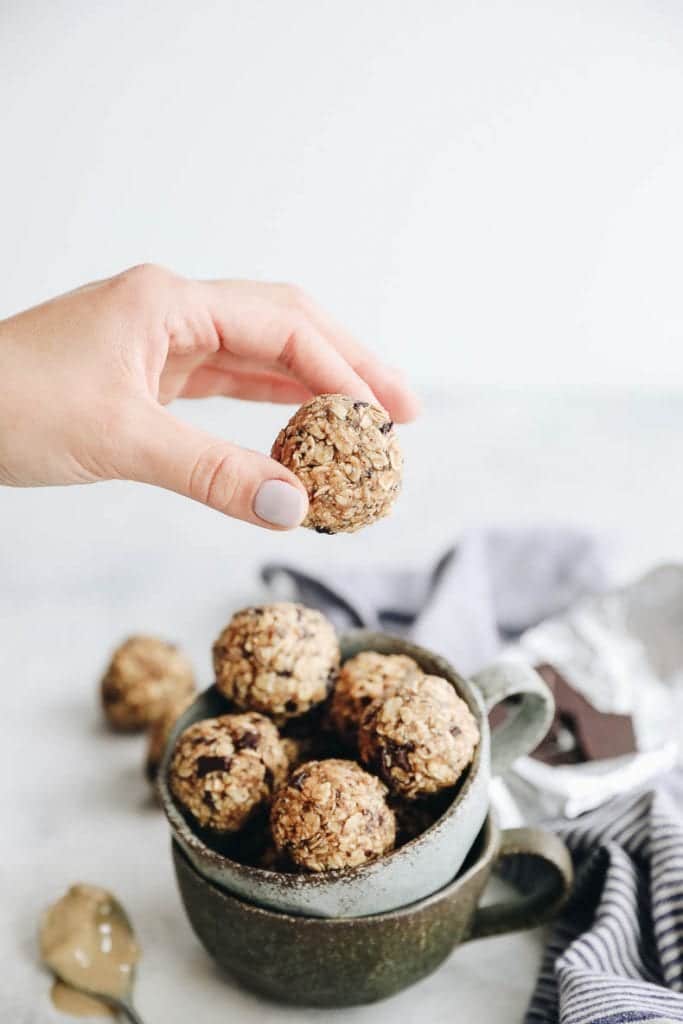 no bake energy balls with protein powder