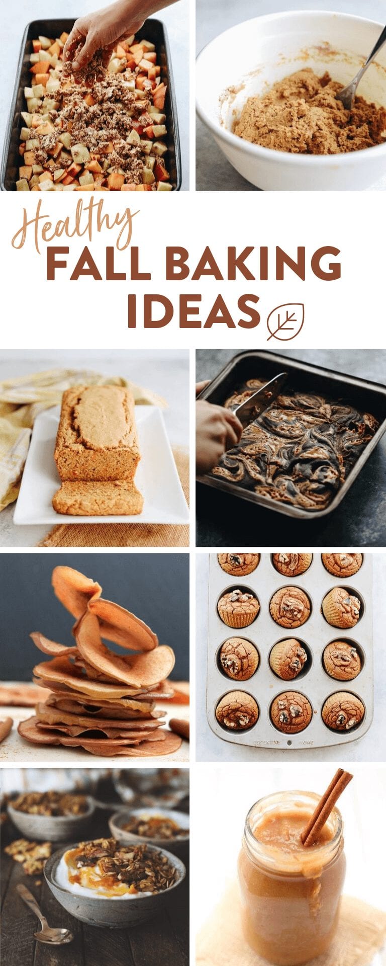 Get your fall baking recipe list ready because these healthy fall desserts are perfect for a cozy autumn afternoon or weekend. From pumpkin spice to apple crisp this list of healthy baking recipes will keep you going all season long #fallbaking #healthyfalldesserts