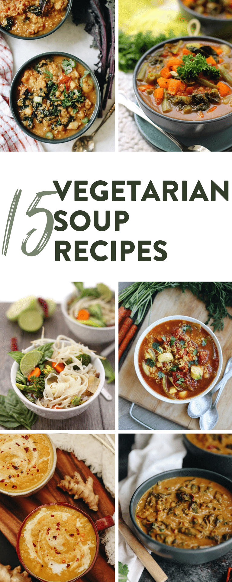 15 vegetarian soups for winter