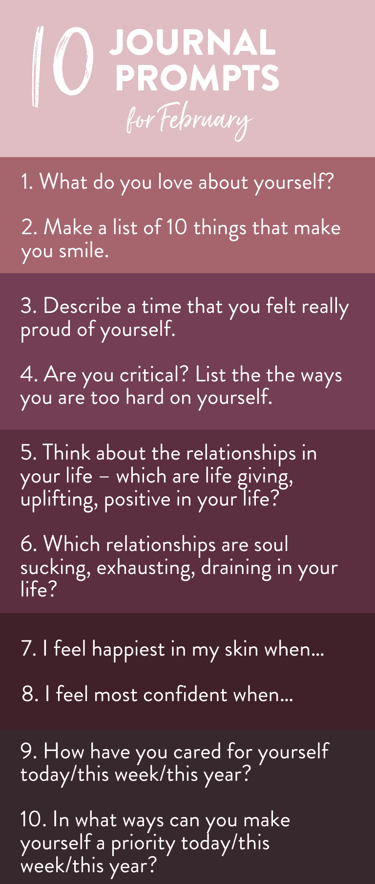 10 Journal Prompts for Self-Love - The Healthy Maven