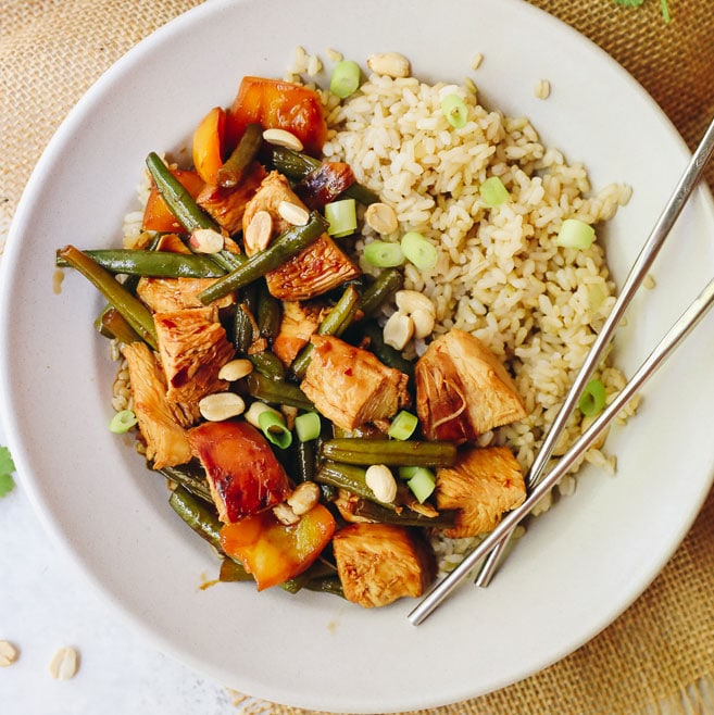 Instant Pot Kung Pao Chicken - The Healthy Maven