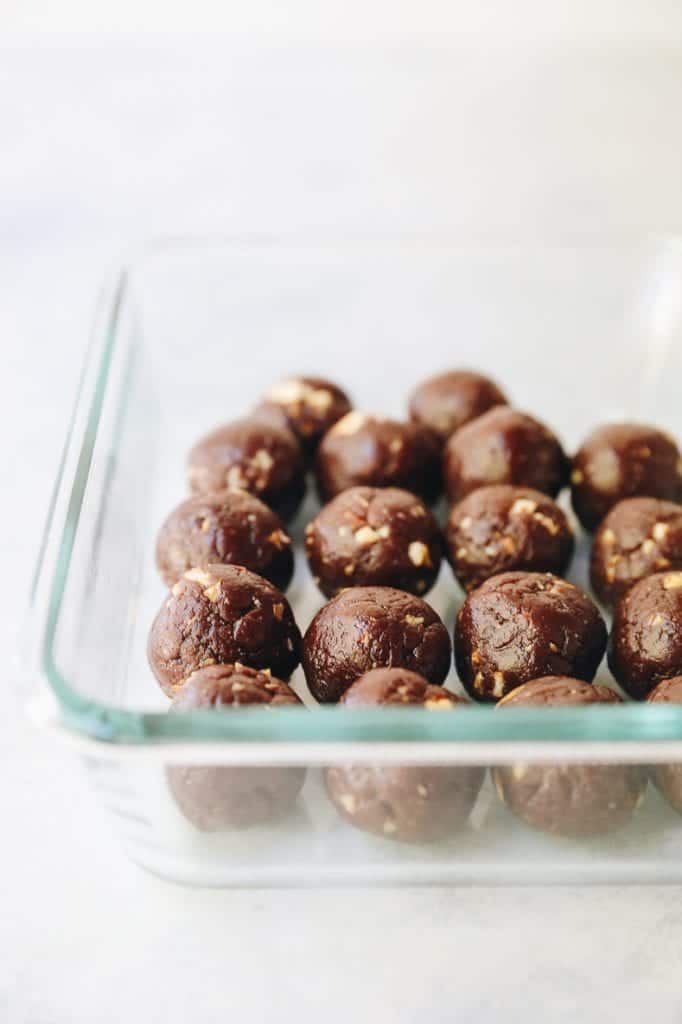 Chocolate Peanut Butter Pretzel Energy Balls The Healthy Maven