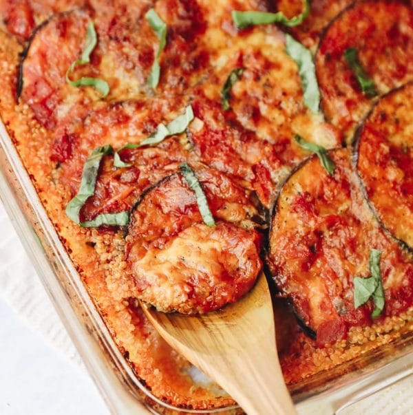 Eggplant Parmesan Quinoa Casserole The Healthy Maven