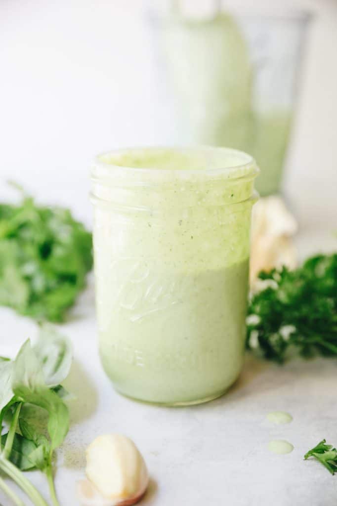 Easiest Green Goddess Dressing Recipe The Healthy Maven