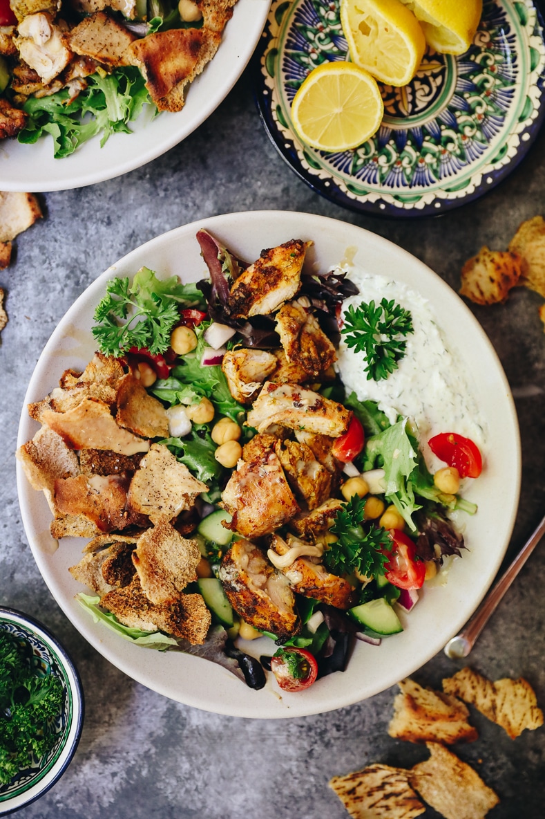 Chicken Shawarma Bowls - The Healthy Maven