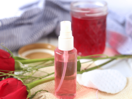 diy rose toner
