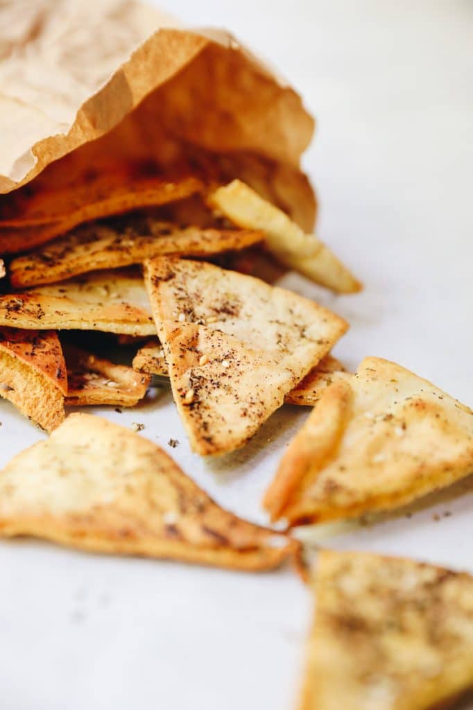 BEST Baked Pita Chips [How To] The Healthy Maven