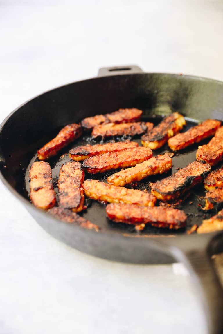 Crispy Tempeh Bowls with Spicy Turmeric Rice The Healthy Maven