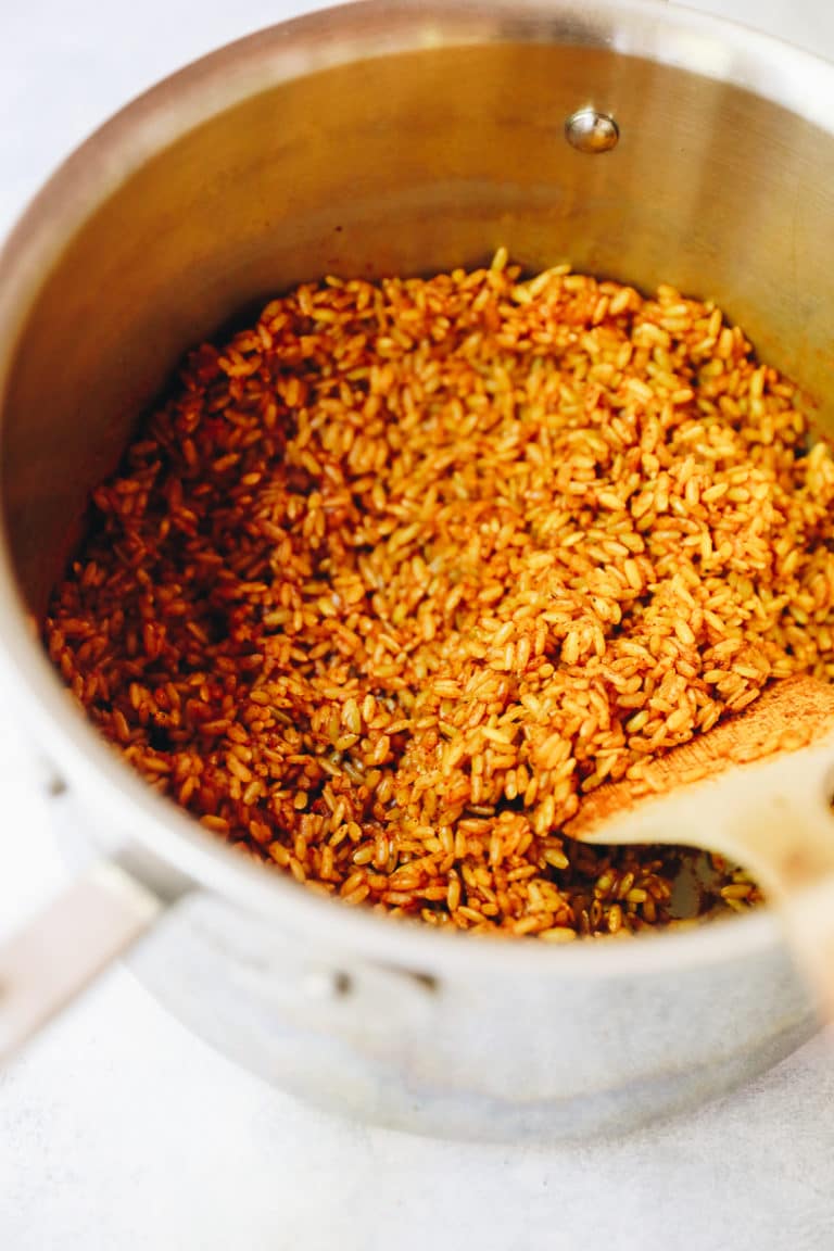 Crispy Tempeh Bowls with Spicy Turmeric Rice The Healthy Maven