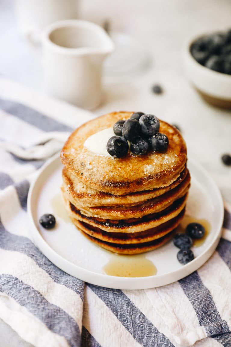 BEST Whole Wheat Pancakes [Easy Recipe] The Healthy Maven