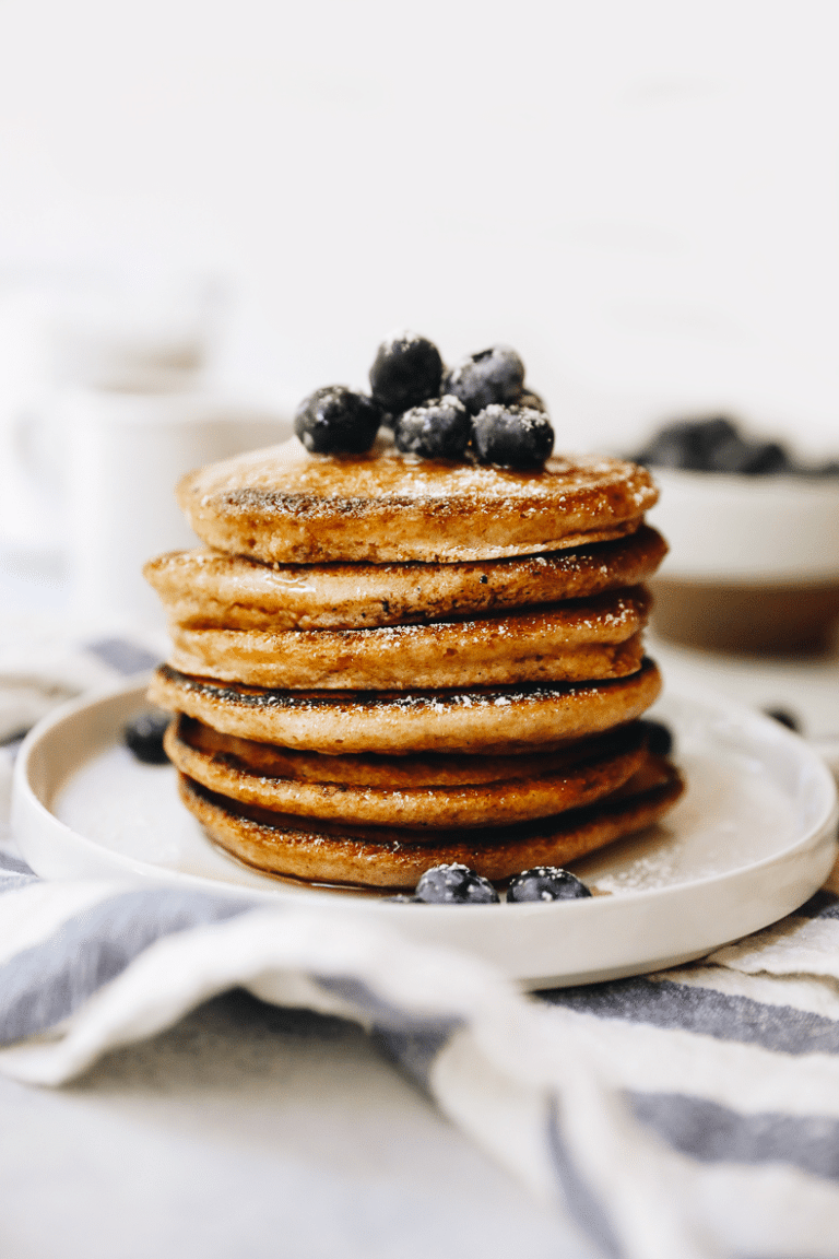BEST Whole Wheat Pancakes [Easy Recipe] The Healthy Maven