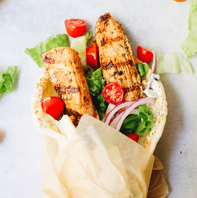 Greek Chicken Gyros recipe