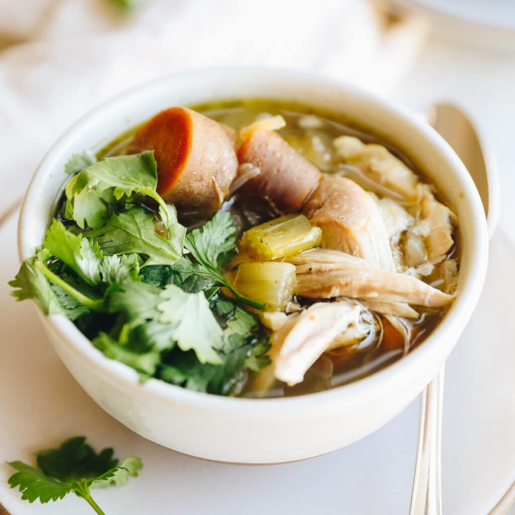 Day-After Thanksgiving Soup [Turkey Carcass Soup] - The Healthy Maven
