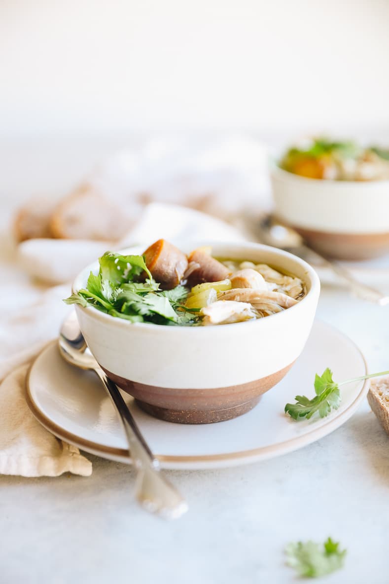 Easy Turkey Soup from Leftover Turkey - The Clean Eating Couple